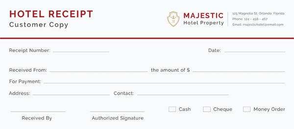 76 Best Hotel Receipts Template for Ms Word with Hotel Receipts Template