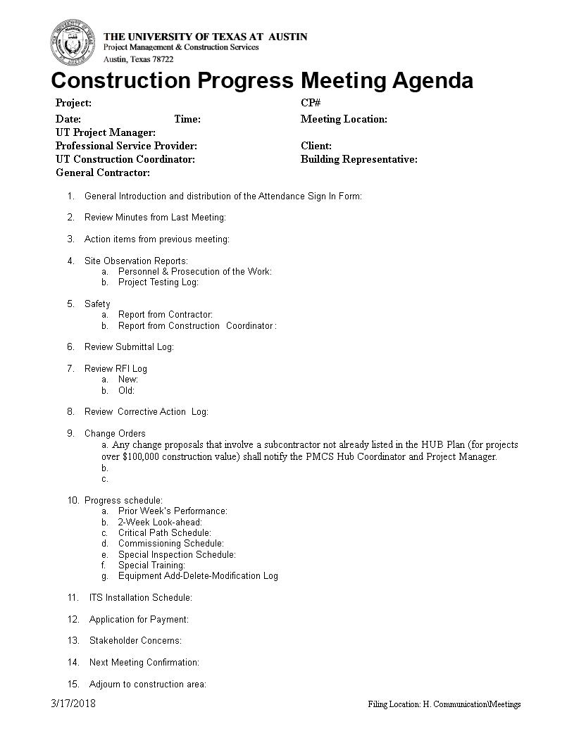 76 Blank Meeting Agenda Template Construction Layouts by Meeting Agenda Template Construction