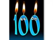 76 Creating 100Th Birthday Card Template Templates with 100Th Birthday Card Template