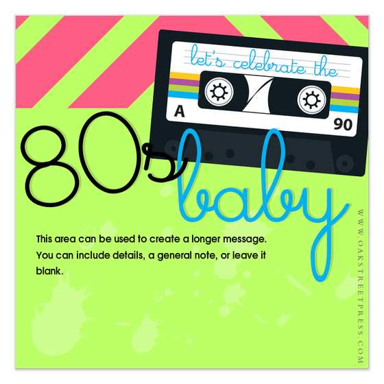 76 Customize 80S Birthday Card Template in Photoshop by 80S Birthday Card Template