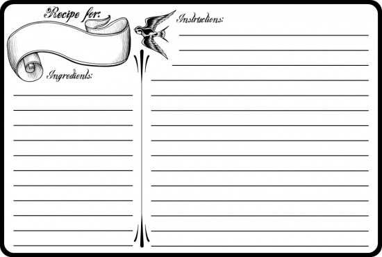 76 Customize Our Free A Recipe Card Template Now with A Recipe Card Template