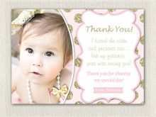 76 Customize Our Free Thank You Card Template Baby For Free by Thank You Card Template Baby