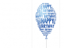 Birthday Card Template Excel