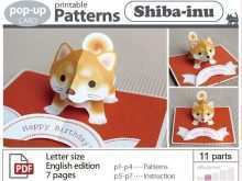 76 Format Pop Up Card Patterns Shiba Inu for Ms Word with Pop Up Card Patterns Shiba Inu