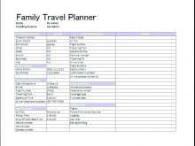 76 Format Travel Itinerary Template With Calendar Formating with Travel Itinerary Template With Calendar
