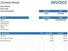 76 Free Blank Invoice Template For Excel in Word by Blank Invoice Template For Excel