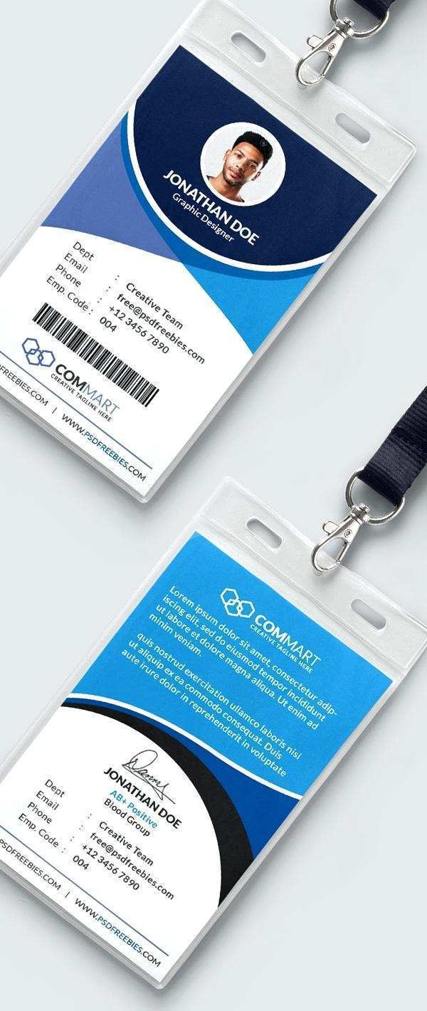 21 Free Company Id Card Template Word Free Download For Free with Throughout Company Id Card Design Template