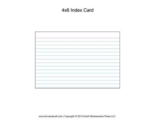 76 Free Index Card Template Word 4X6 For Free for Index Card Template Word 4X6