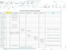 76 How To Create Production Calendar Template Excel Layouts by Production Calendar Template Excel