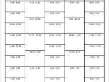 76 Online Class Schedule Template Printable Layouts with Class Schedule Template Printable
