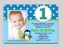 76 Online Invitation Card Template For 1St Birthday Boy Layouts by Invitation Card Template For 1St Birthday Boy