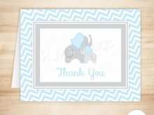 76 Online Thank You Card Template Elephant Layouts for Thank You Card Template Elephant