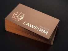 Business Card Templates Law Firm