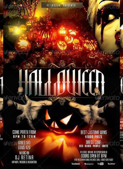 76 Printable Halloween Flyer Templates Free Psd for Ms Word with Halloween Flyer Templates Free Psd