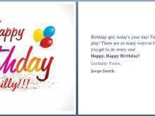 76 Report Birthday Card Template For Girlfriend Formating by Birthday Card Template For Girlfriend