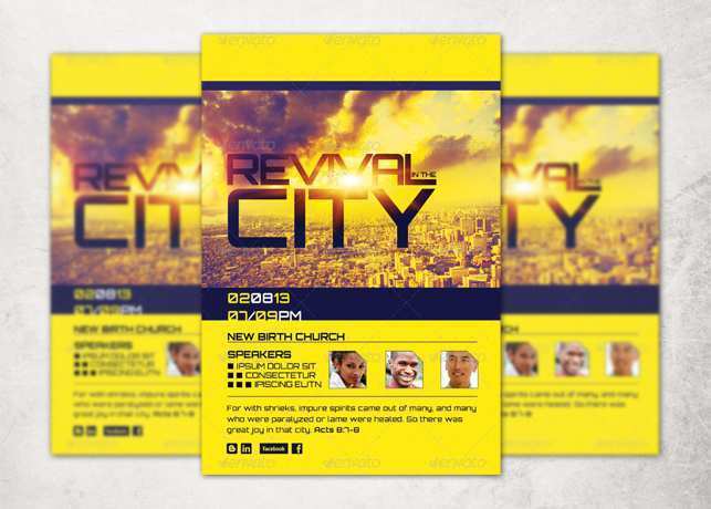 76 Report Revival Flyer Template For Free with Revival Flyer Template