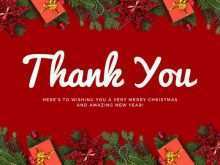 76 Report Thank You Card Template For Christmas For Free with Thank You Card Template For Christmas