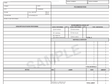 Engineering Contractor Invoice Template