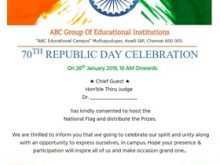 76 The Best Invitation Card Format For Republic Day Photo for Invitation Card Format For Republic Day