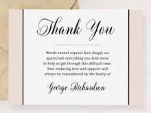 76 The Best Thank You For Your Support Card Template in Word with Thank You For Your Support Card Template