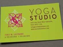 Yoga Teacher Business Card Templates