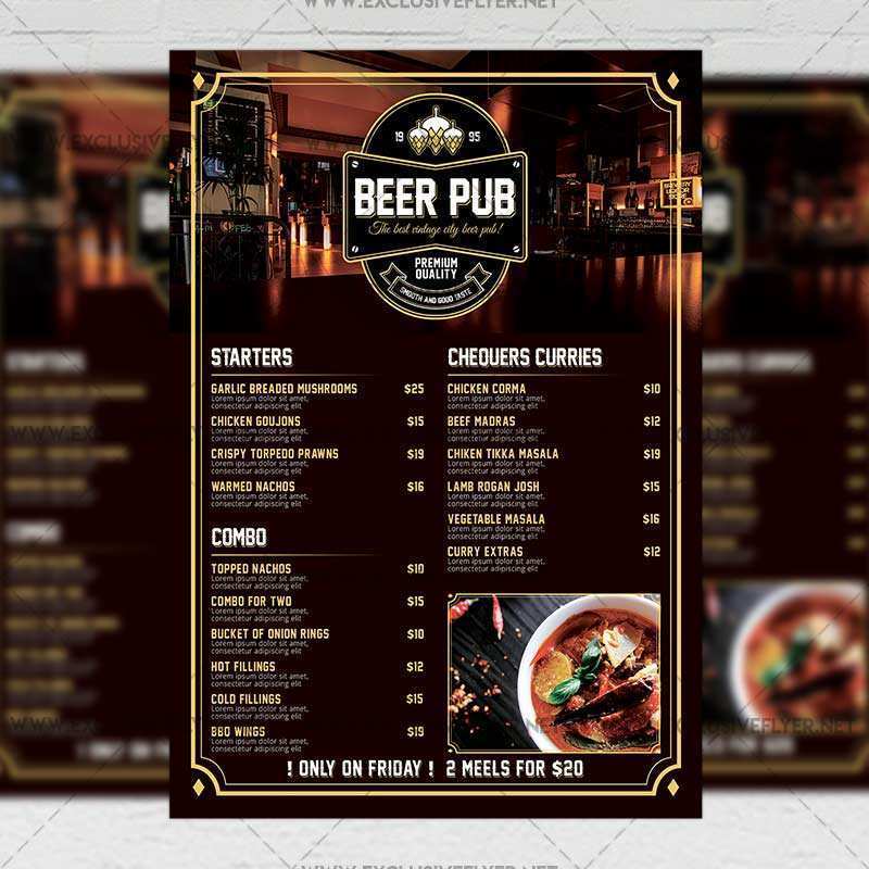 76 Visiting Beef And Beer Flyer Template Layouts with Beef And Beer Flyer Template