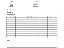 77 Adding Quick Meeting Agenda Template in Word with Quick Meeting Agenda Template