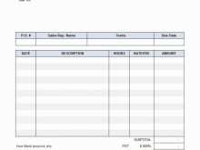 77 Best Blank Service Invoice Template Pdf With Stunning Design with Blank Service Invoice Template Pdf