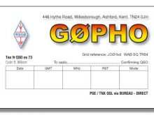 77 Best Free Qsl Card Template Download by Free Qsl Card Template
