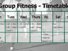 77 Best Group Fitness Class Schedule Template PSD File by Group Fitness Class Schedule Template