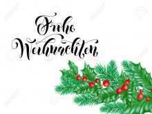 77 Blank German Christmas Card Template Download with German Christmas Card Template