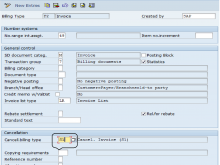 Invoice Document Type In Sap