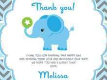 77 Blank Thank You Card Template Elephant Layouts for Thank You Card Template Elephant