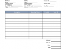 77 Creating Artist Invoice Example Templates for Artist Invoice Example