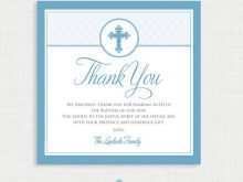 77 Creating Baptism Thank You Card Template Free With Stunning Design for Baptism Thank You Card Template Free