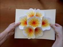 77 Creating Flower Card Templates Youtube Maker with Flower Card Templates Youtube