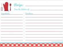 77 Creating Holiday Recipe Card Template For Word Layouts by Holiday Recipe Card Template For Word