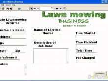 77 Creating Lawn Mowing Invoice Template Photo for Lawn Mowing Invoice Template
