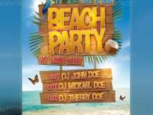77 Customize Beach Party Flyer Template Free Psd Maker by Beach Party Flyer Template Free Psd