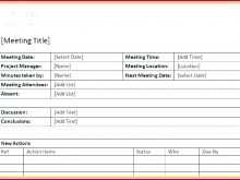 77 Customize Our Free Meeting Agenda Template With Action Items Excel by Meeting Agenda Template With Action Items Excel