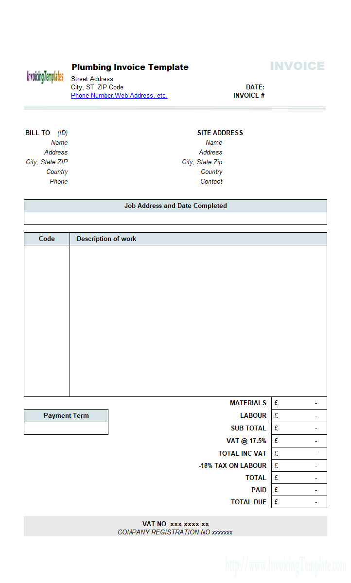 Engineering Invoice Template Word