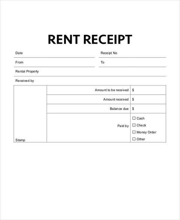 Monthly Rent Invoice Template Cards Design Templates