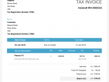 Vat Tax Invoice Template Uae