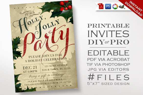 77 Free Free Christmas Holiday Party Flyer Template PSD File for Free Christmas Holiday Party Flyer Template