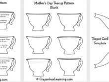 77 Free Mother S Day Teacup Card Template With Stunning Design by Mother S Day Teacup Card Template