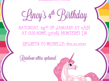 77 Free Printable Unicorn Birthday Card Template Free Formating by Unicorn Birthday Card Template Free
