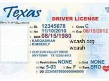 77 Free Texas Id Card Template for Ms Word for Texas Id Card Template