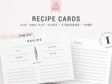 77 How To Create 3 X 5 Recipe Card Template Formating by 3 X 5 Recipe Card Template