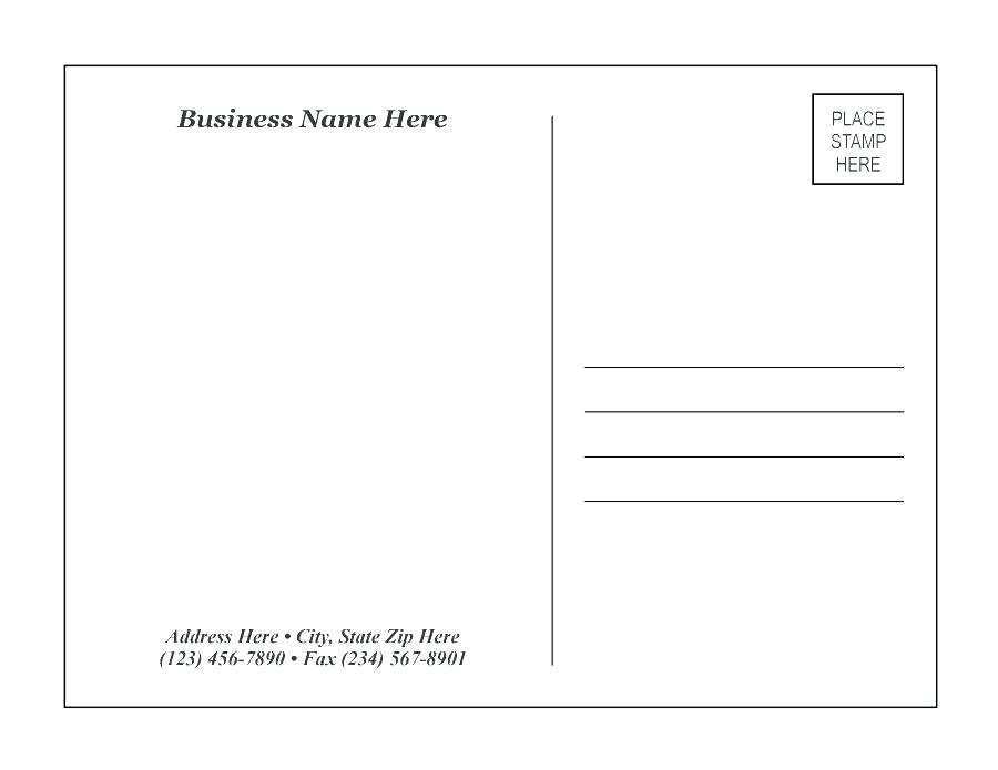 4X6 Postcard Template Photoshop