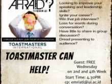 77 How To Create Toastmasters Flyer Template Download with Toastmasters Flyer Template